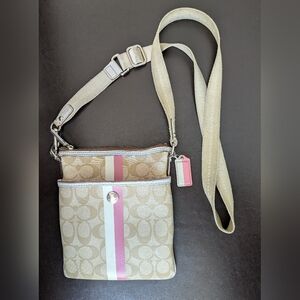 Coach Heritage Striped Crossbody